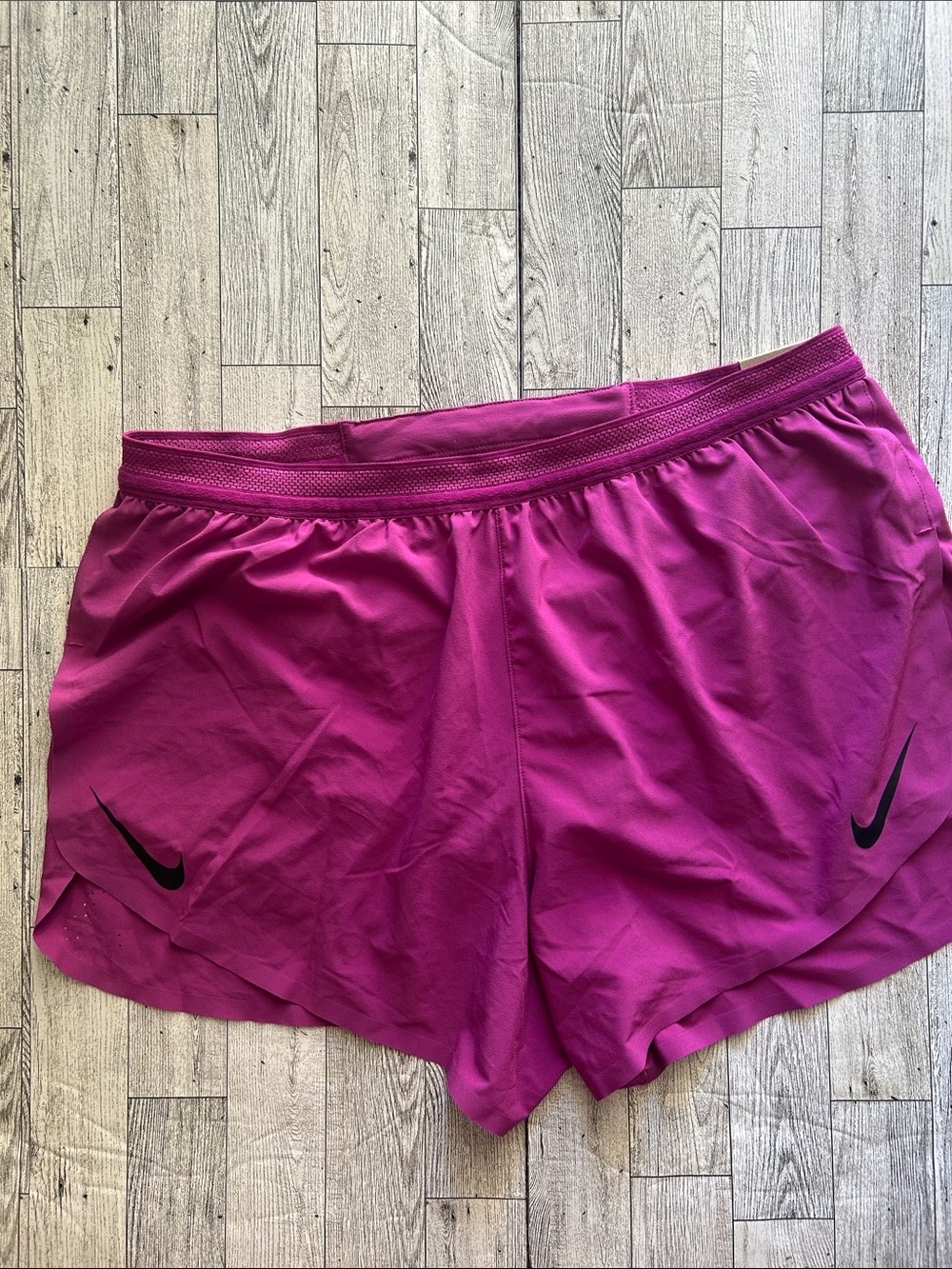 Nike Athletic Shorts with Black Swoosh L